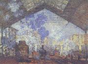 Claude Monet La Gare of St. Lazare USA oil painting reproduction